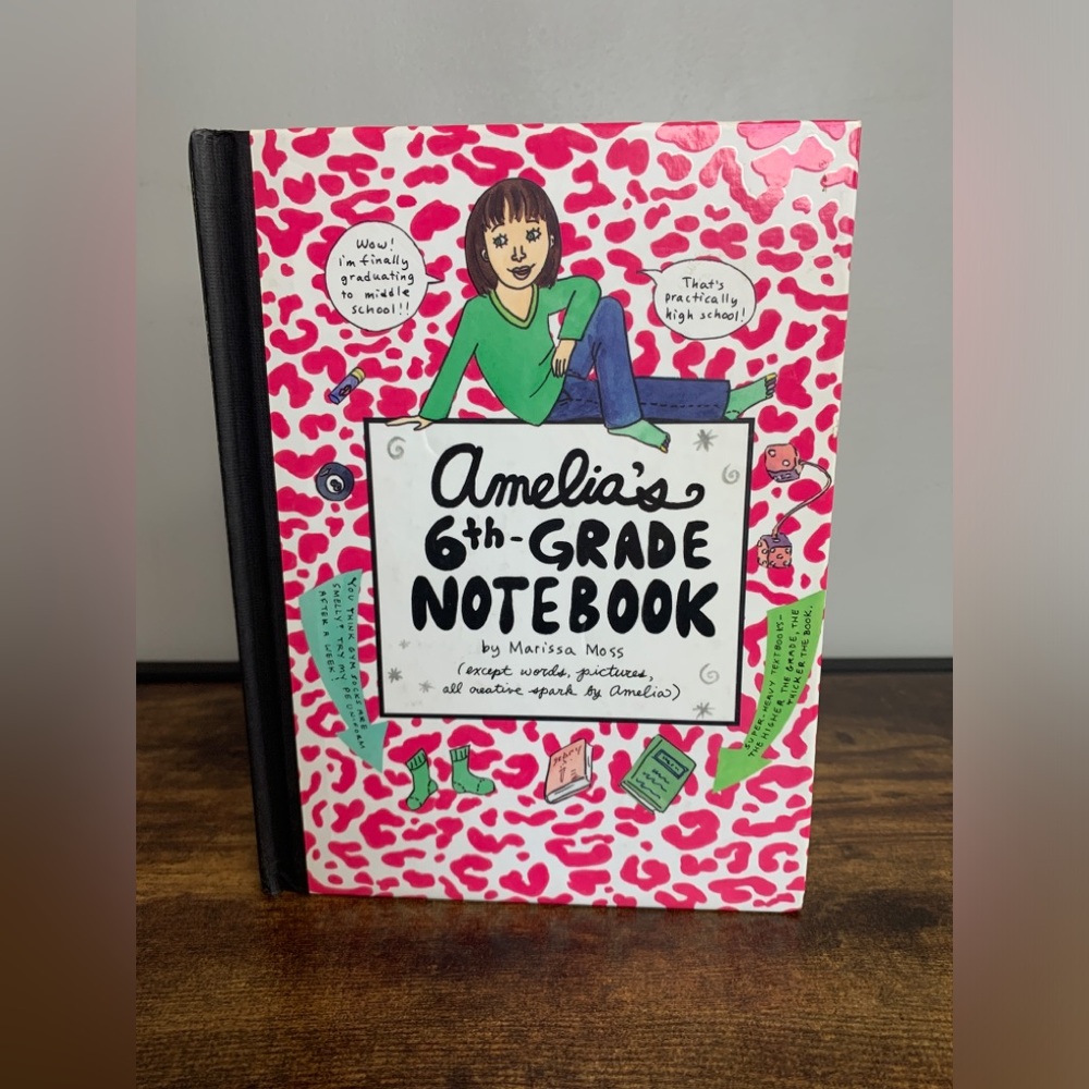 Amelia's 6th-Grade Notebook: Hardcover Book by Marissa Moss, Kids Youth Tweens